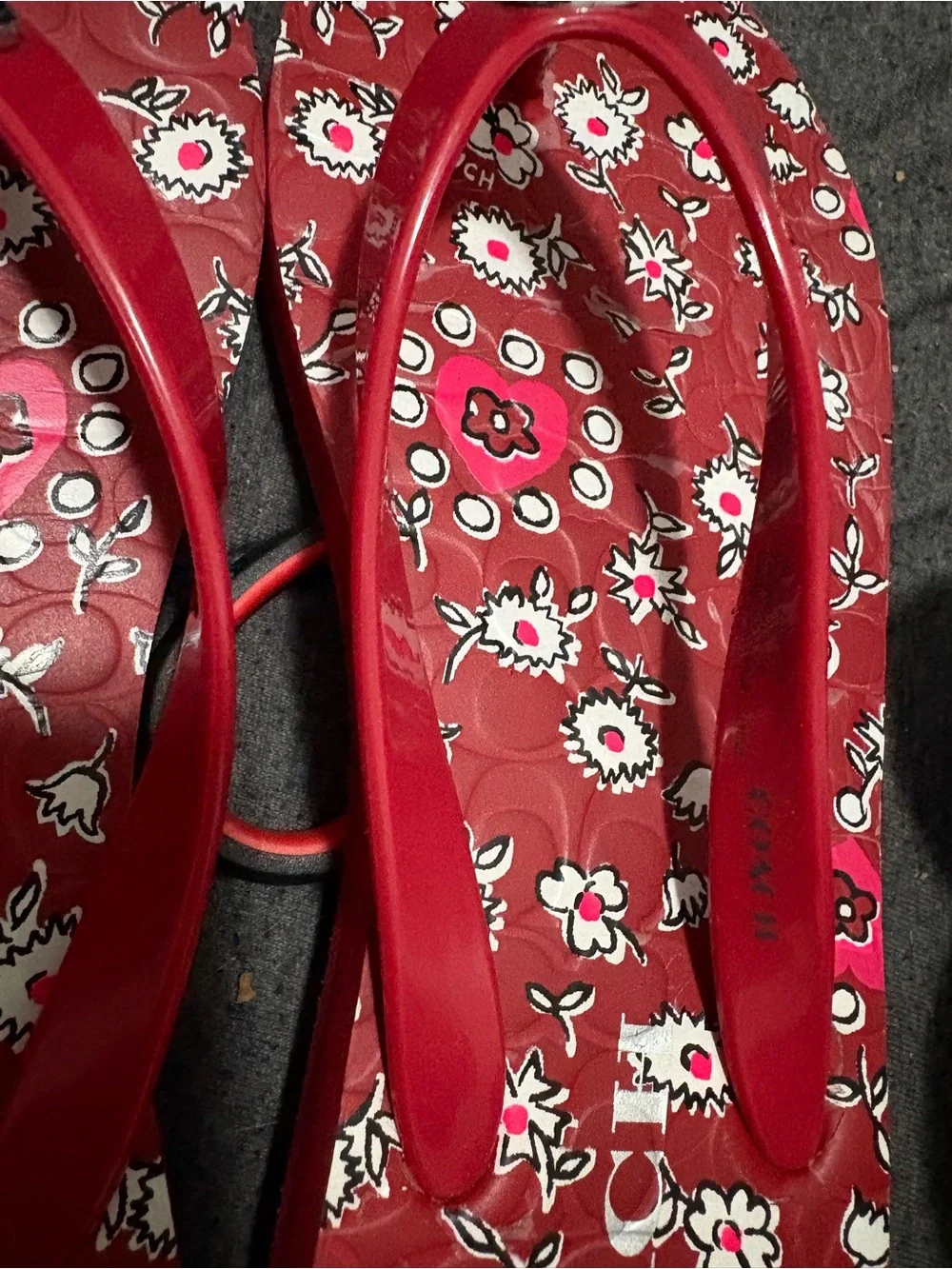 Red Women's Flip Flops